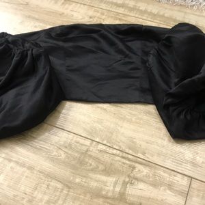 Balloon sleeve crop top